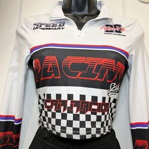 Racing Graphic Long Sleeve Top